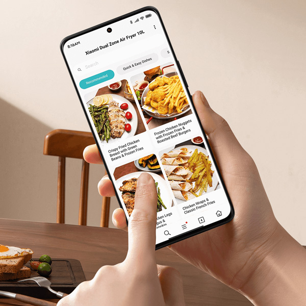  סיר טיגון באוויר חם 10 ליטר שיאומי Xiaomi Dual Zone Air Fryer 10L 
