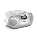  נגן CD נייד PHILIPS עם Bluetooth, רדיו FM ו־USB PHILIPS TAZ2000S/10 