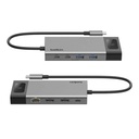  רכזת Belkin USB-C עם 8 חיבורים ותמיכה בתצוגה כפולה. Belkin INC027dqSGY 