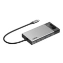  רכזת Belkin USB-C עם 8 חיבורים ותמיכה בתצוגה כפולה. Belkin INC027dqSGY 