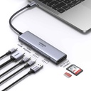  תחנת עגינה UGREEN USB-C 7-in-1 10Gbps 4K60Hz UGREEN CM511 45521 