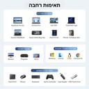  תחנת עגינה Ugreen 6-in-1 USB-C 4K60Hz 10Gbps UGREEN CM512 45000 