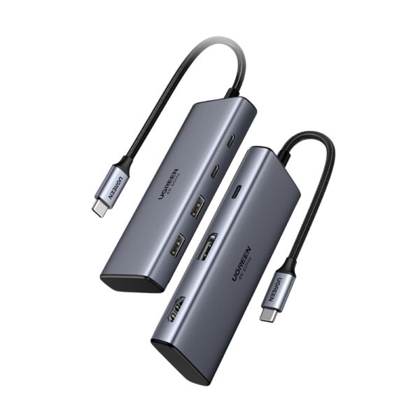  מולטיפורט UGREEN USB-C 7 IN1 2C2A+HDMI+DP+PD UGREEN CM498 75902 