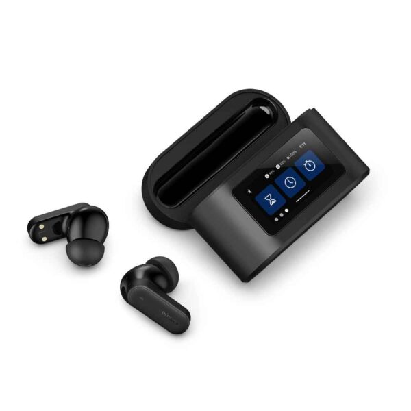  אוזניות TWS Earbuds ANC ונרתיק טעינה חכם Philips TAT6000BK/00 PHILIPS TAT6000BK 