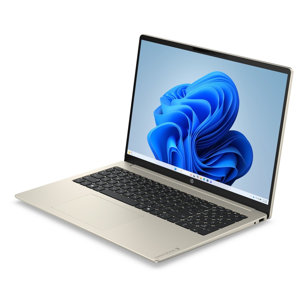 מחשב נייד HP OmniBook 3 Core5-315|12GB|512GB|"16"|2K|W11H|Gold|3YRW E22KYEA 
