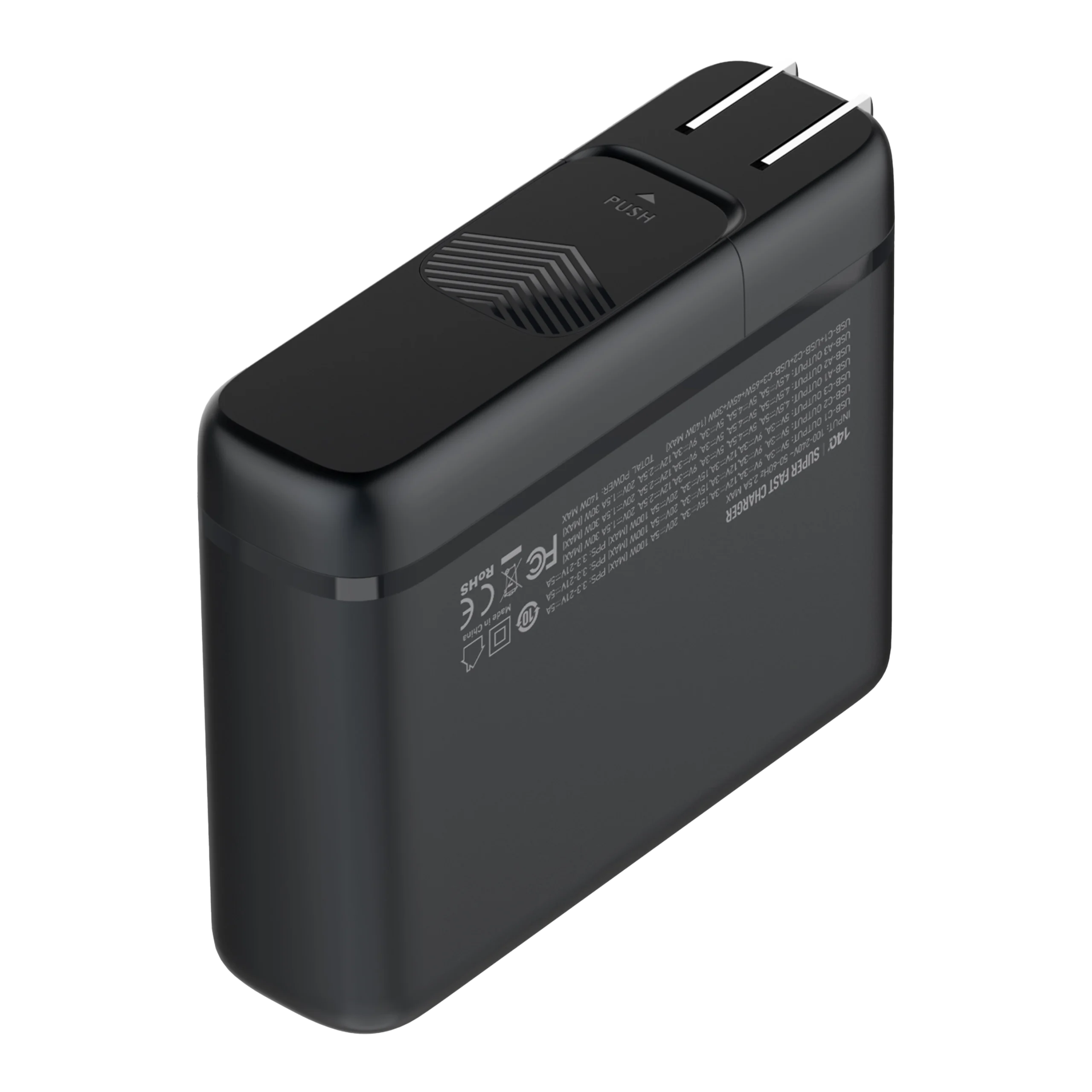 מטען קיר עוצמתי 140W עם 6 יציאות טעינה דגם  MWC140W מבית Miracase