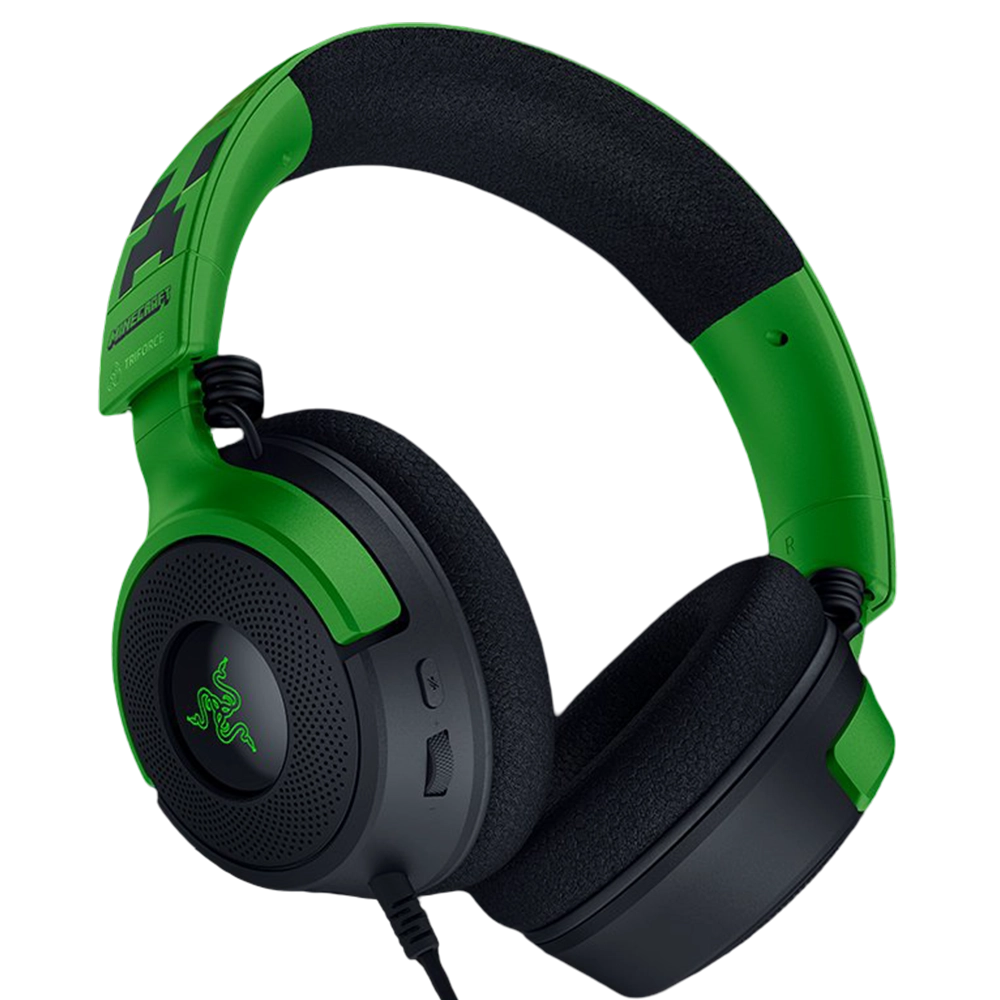 Razer Kraken V4 X Minecraft Edition – אוזניות גיימינג חוטיות