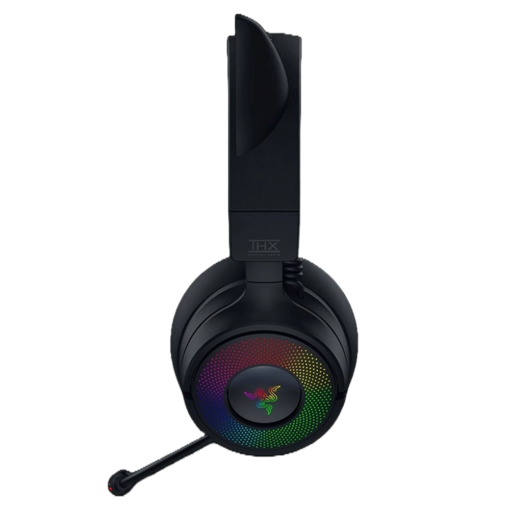 RAZER KRAKEN KITTY V3 – אוזניות גיימינג אלחוטיות שחור