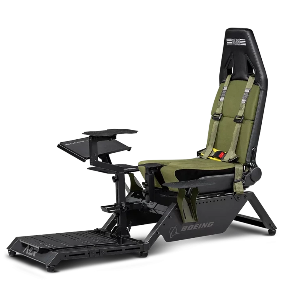 Next Level Racing® Flight Simulator Boeing Military Edition – מושב סימולטור טיסה צבאי