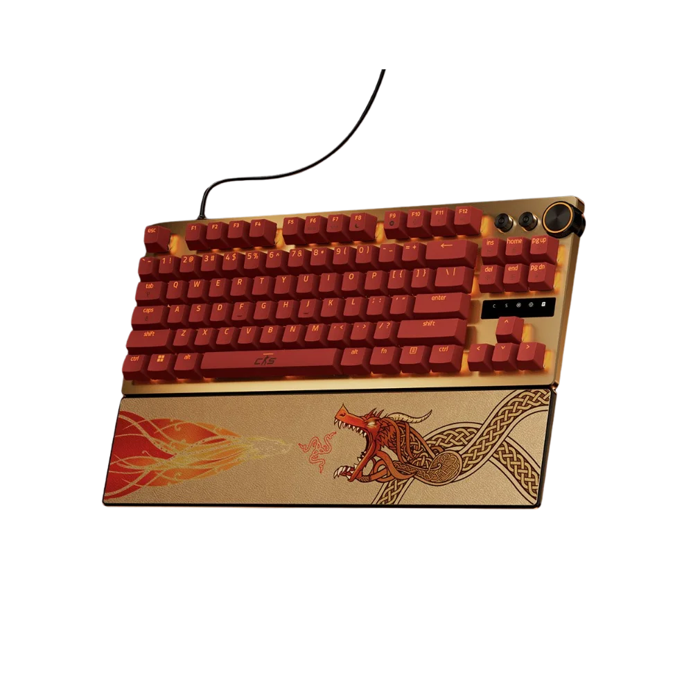 מקלדת גיימינג חוטית דגם Huntsman V3 Pro Tenkeyless Counter Strike 2 Edition מבית Razer