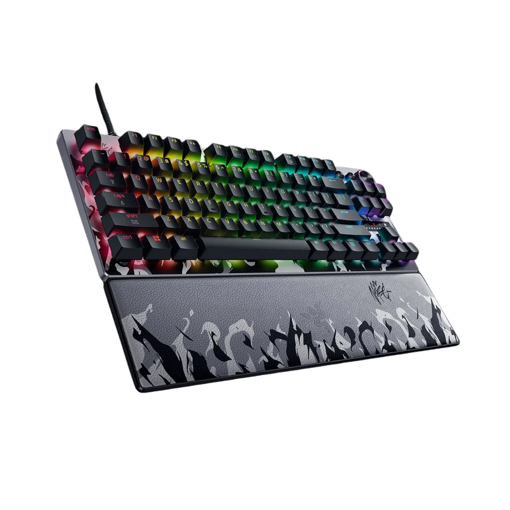 מקלדת גיימינג דגם Huntsman V3 Pro Tenkeyless 8khz Niko Edition מבית Razer