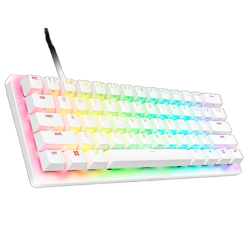 RAZER HUNTSMAN V3 PRO MINI – מקלדת מכנית צבע לבן