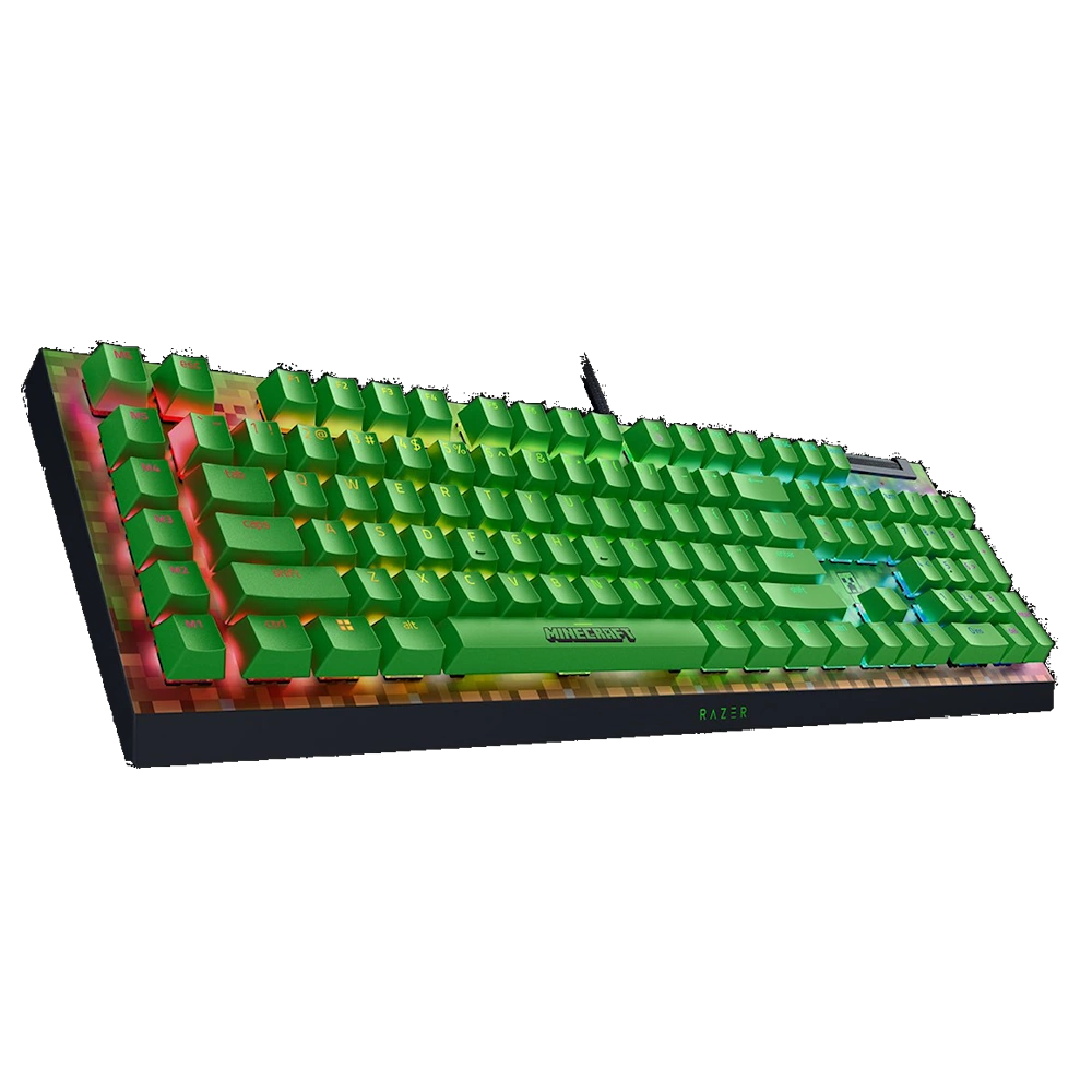 Minecraft Edition Razer BlackWidow V4 X – מקלדת גיימינג מכנית