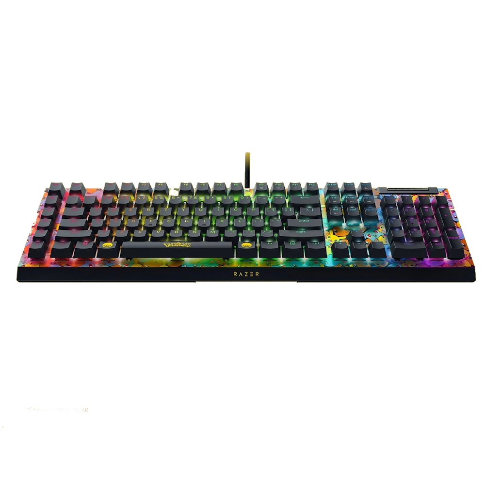 מקלדת מכאנית RAZER BLACKWIDOW V4 X Pokémon Edition