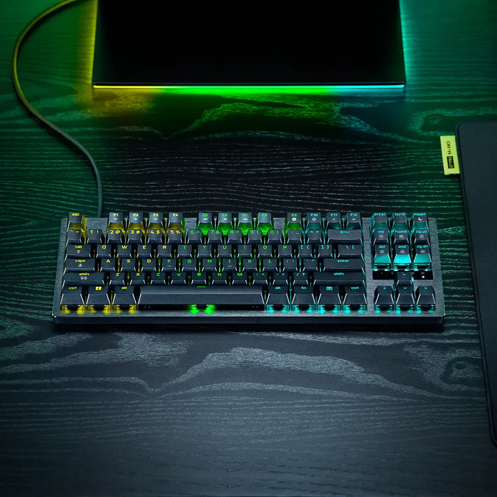 מקלדת גיימינג דגם Huntsman V3 Tenkeyless 8KHz מבית Razer