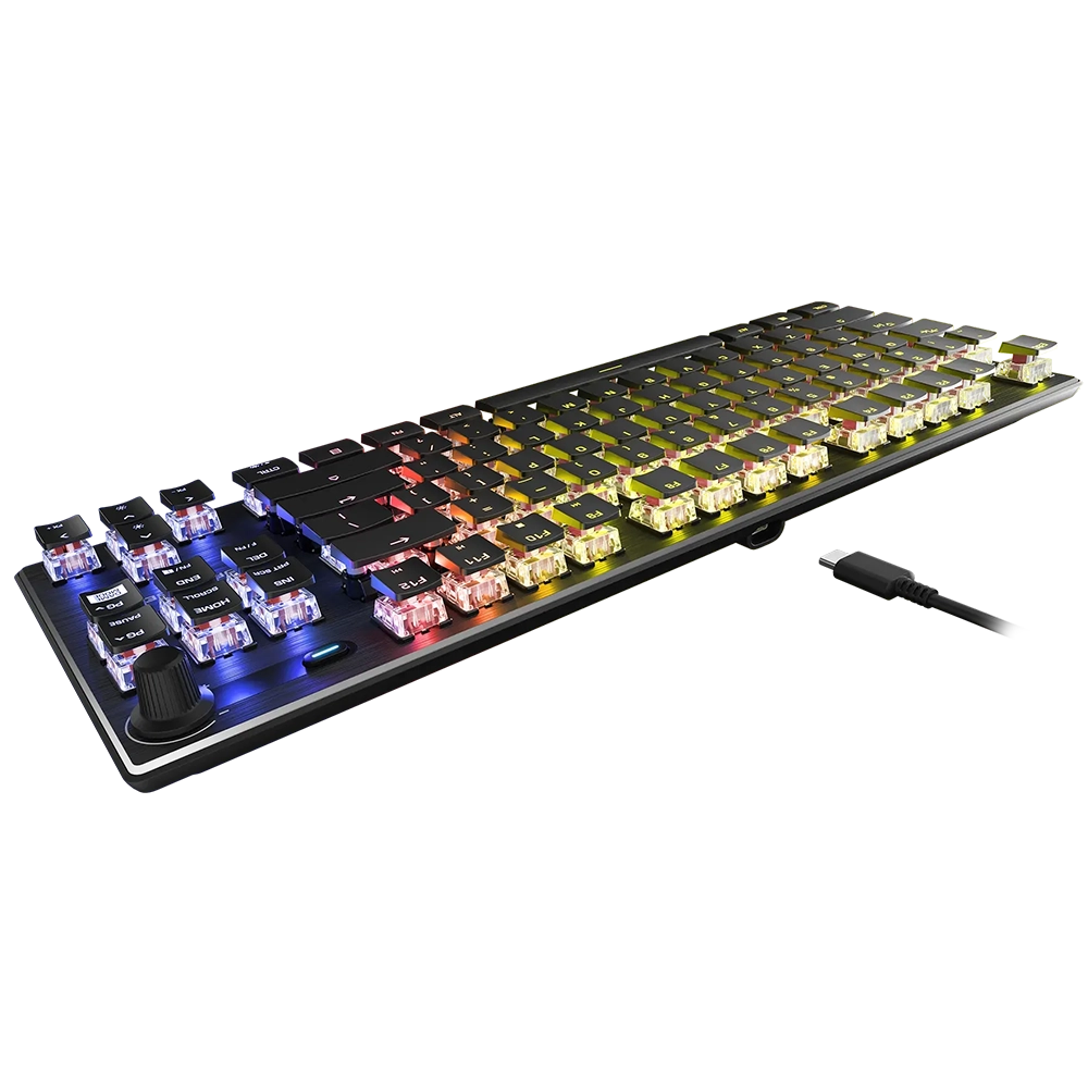 מקלדת גיימינג מכנית קומפקטית Turtle Beach Vulcan TKL