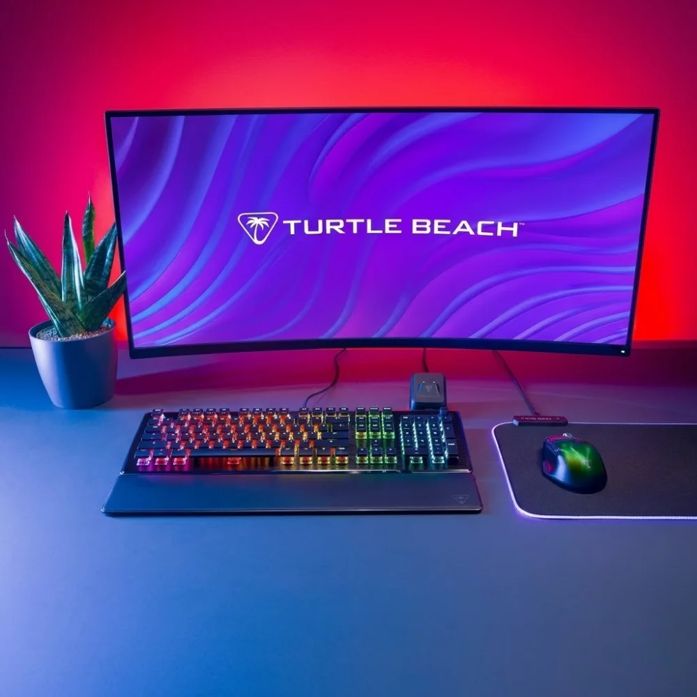 מקלדת גיימינג מכנית Vulcan II בצבע שחור מבית Turtle Beach