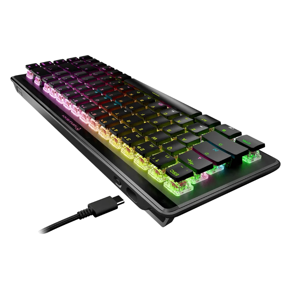 מקלדת גיימינג אלחוטית דגם Vulcan II Mini Air מבית Turtle Beach