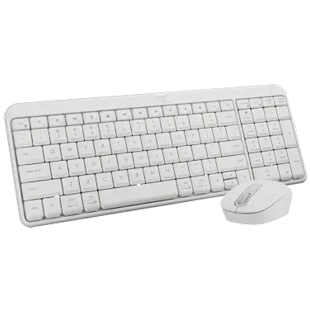 סט מקלדת ועכבר אלחוטיים Logitech MK250 Bluetooth – בצבע Offwhite