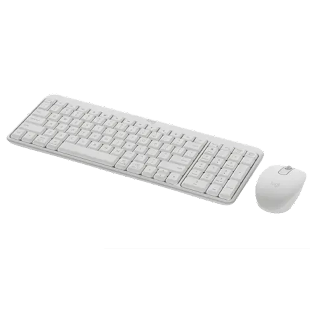 סט מקלדת ועכבר אלחוטיים Logitech MK250 Bluetooth – בצבע Offwhite