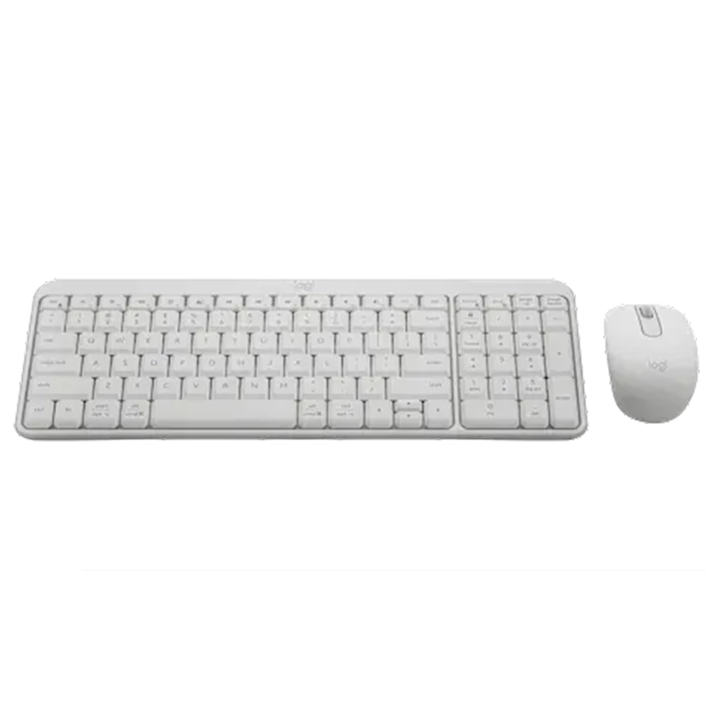 סט מקלדת ועכבר אלחוטיים Logitech MK250 Bluetooth – בצבע Offwhite