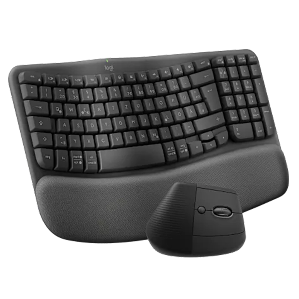 Logitech Wave Keys & Lift Combo Graphite – סט מקלדת ועכבר