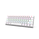 מקלדת מכנית חוטית לבנה MMCK100 עם תאורת RGB מבית Miracase