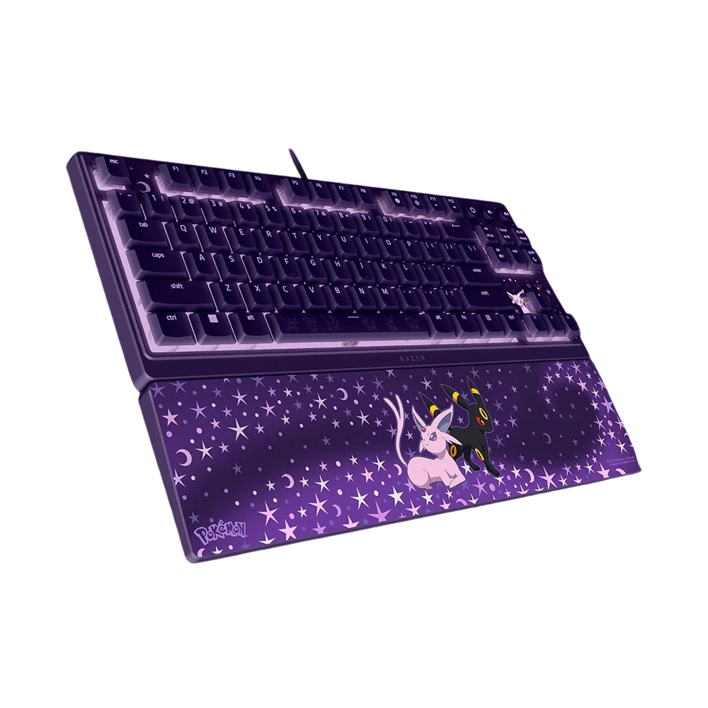 מקלדת גיימינג דגם Ornata V3 Tenkeyless - Espeon & Umbreon Edition מבית Razer