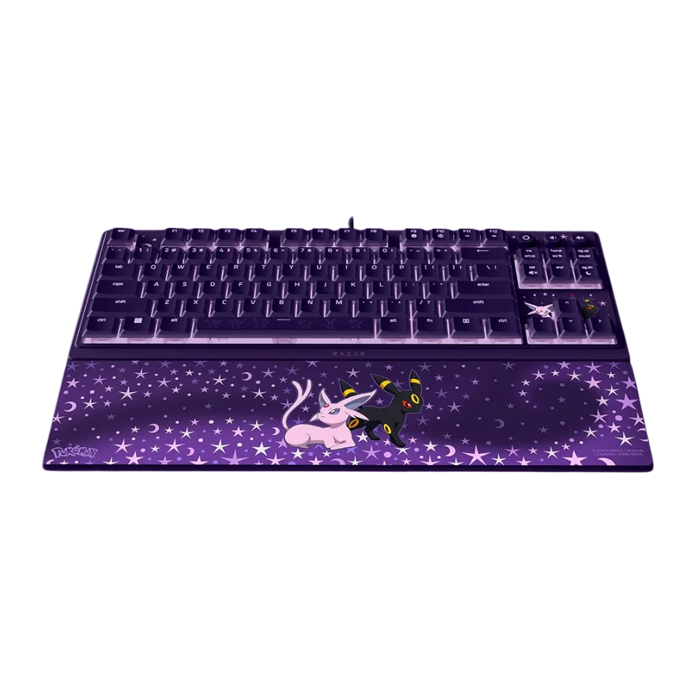 מקלדת גיימינג דגם Ornata V3 Tenkeyless - Espeon & Umbreon Edition מבית Razer