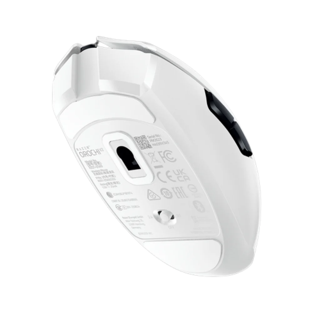 עכבר גיימינג אלחוטי דגם Orochi V2 בצבע לבן מבית Razer