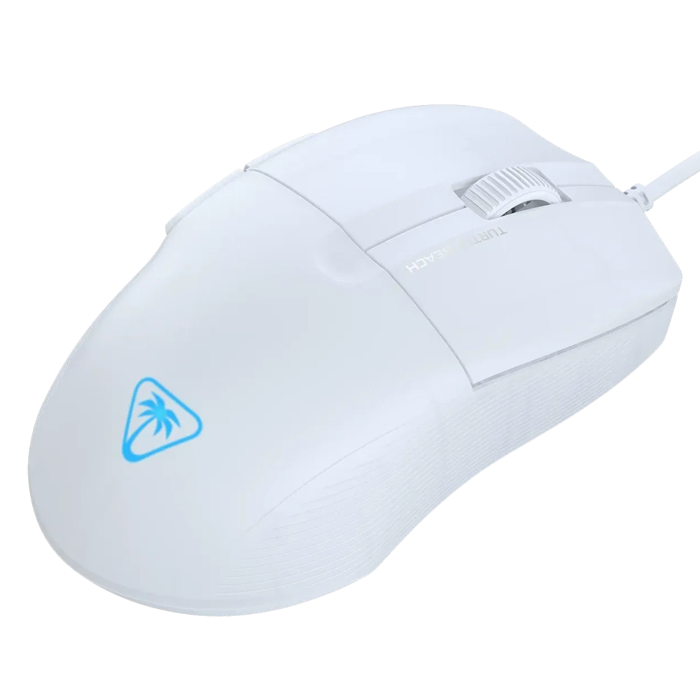 עכבר גיימינג חוטי Turtle Beach Pure SEL לבן – סופר־קל, מדויק ומואר