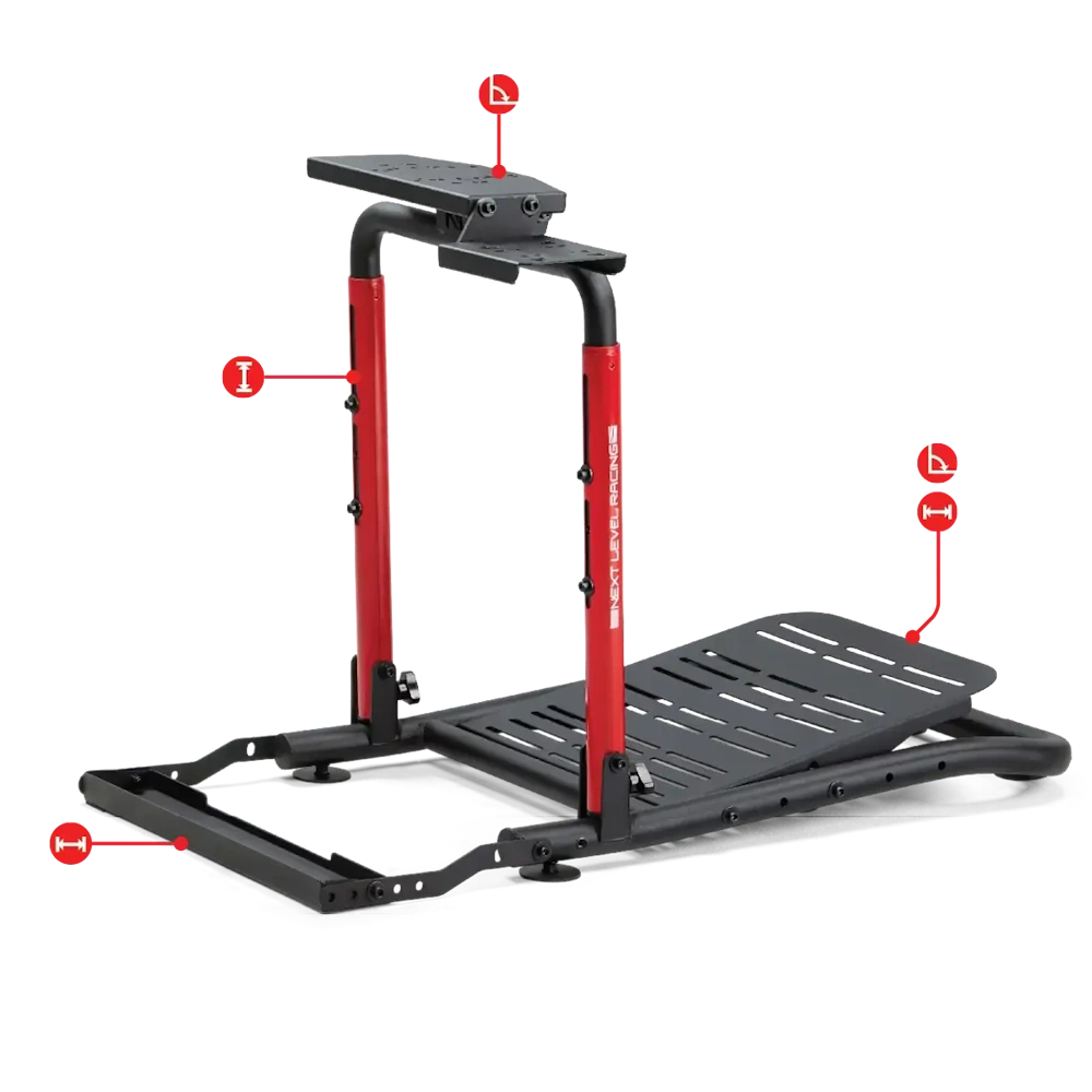 עמדת מירוץ מתקפלת Wheel Stand Lite 2.0 מבית Next Level Racing