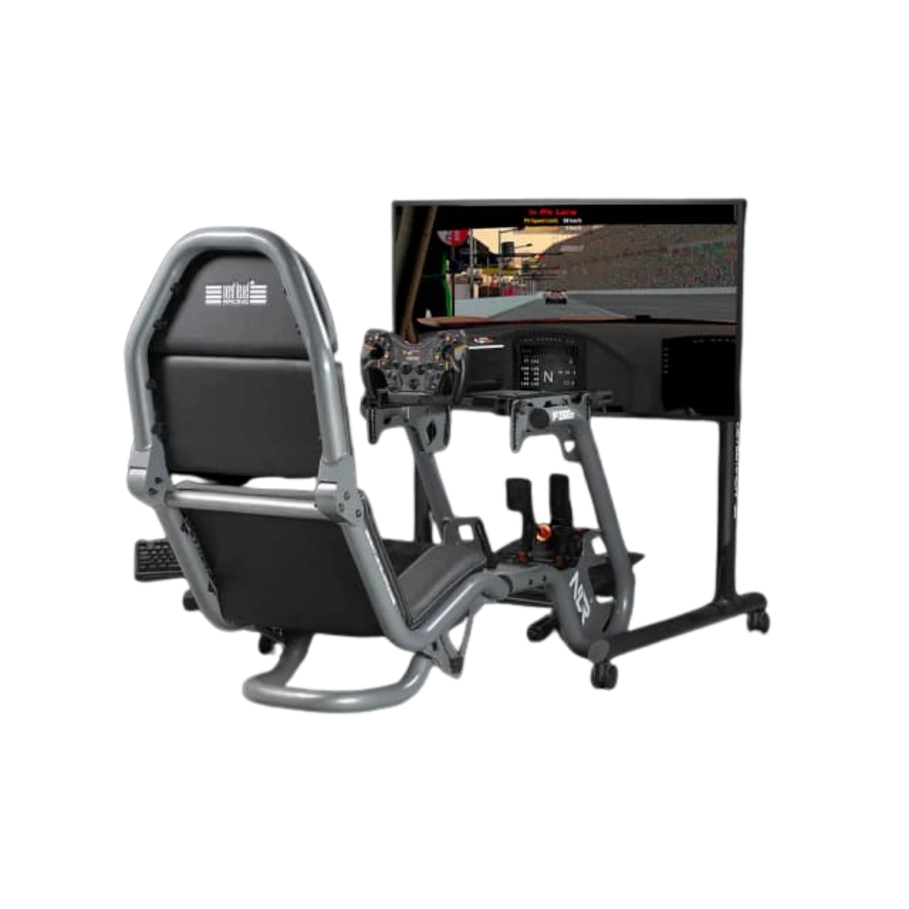 מעמד רצפתי למסך יחיד דגם Round Tube Freestanding מבית Next Level Racing
