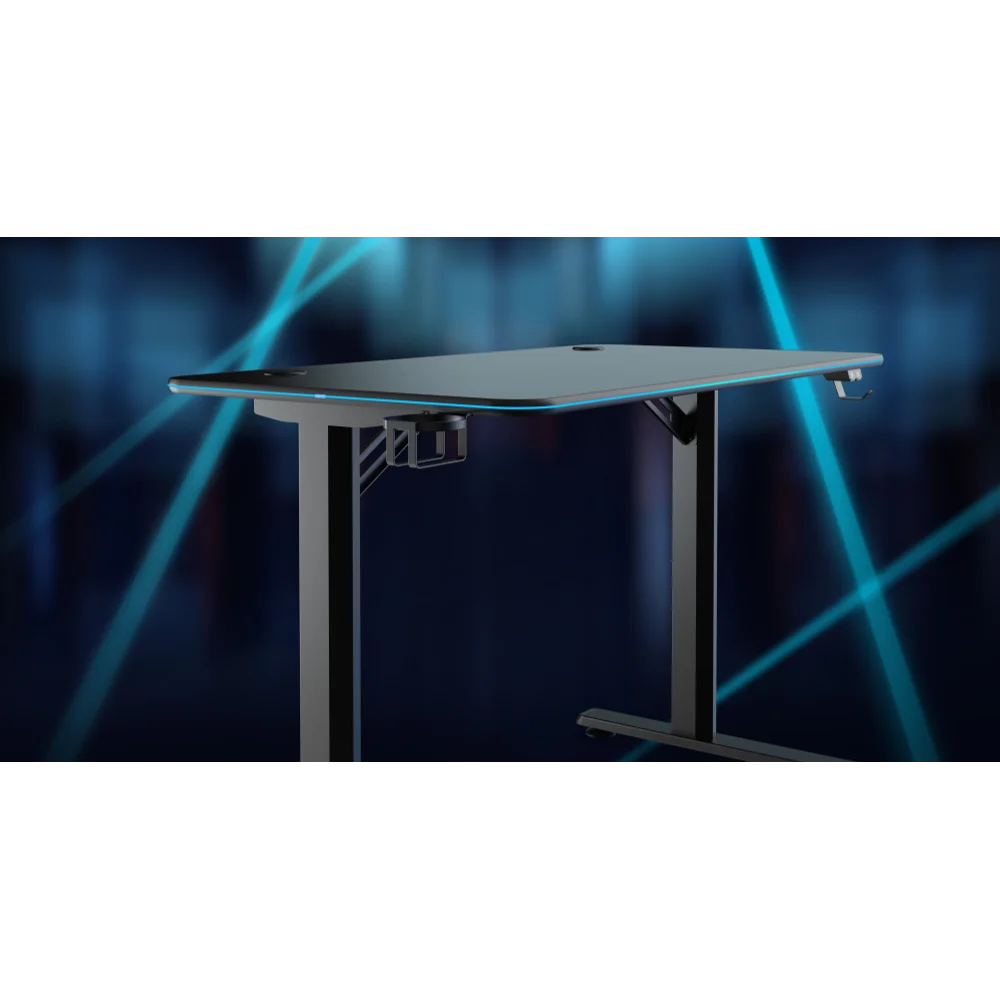 שולחן גיימינג מקצועי GMD08-1 RGB מבית LUMI