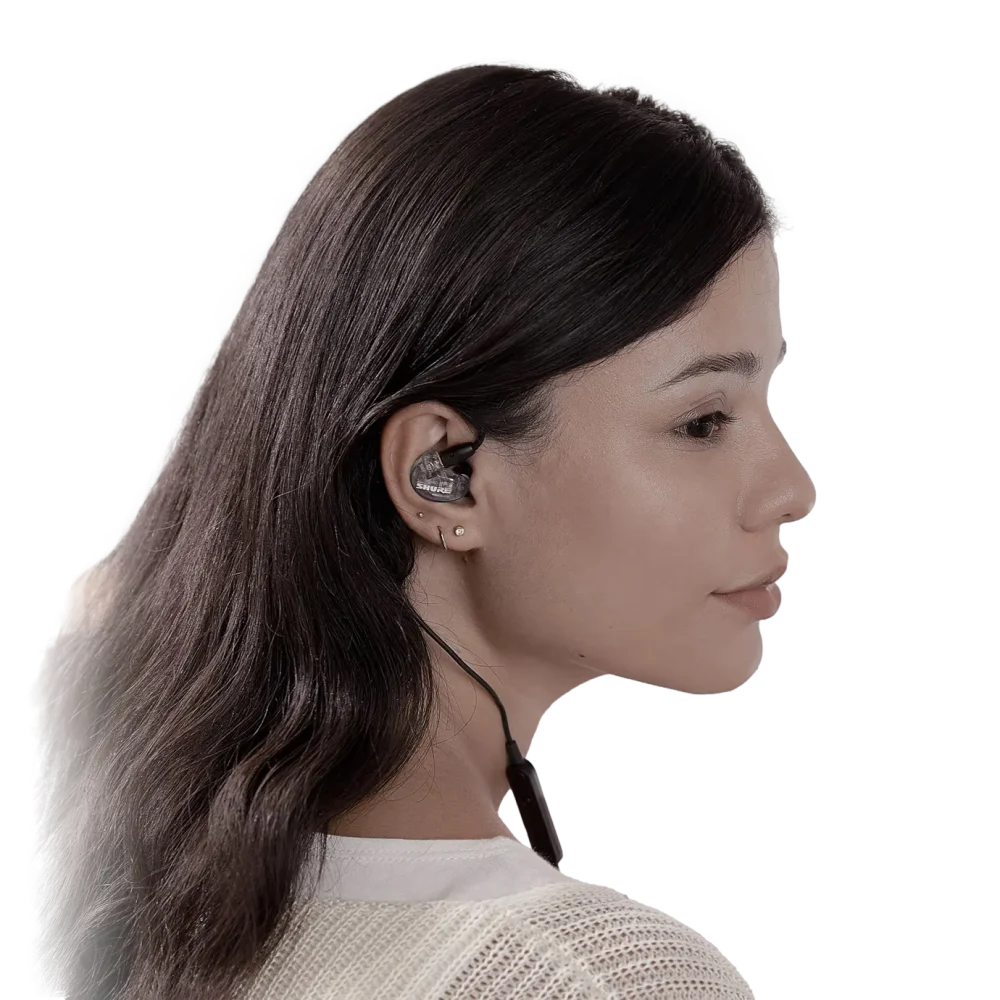 אוזניות שקופות AONIC 215 Sound Isolating™מבית SHURE