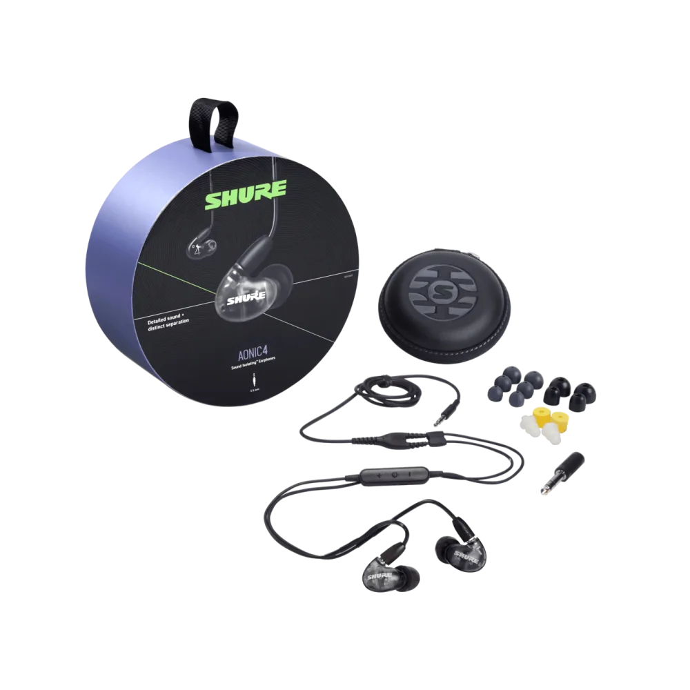אוזניות IN-EAR מקצועיות דגם AONIC 4 מבית Shure