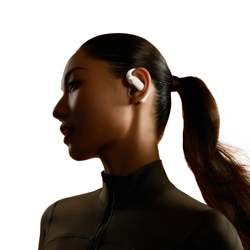 אוזניות אלחוטיות Shokz OPENFIT 2 בז'