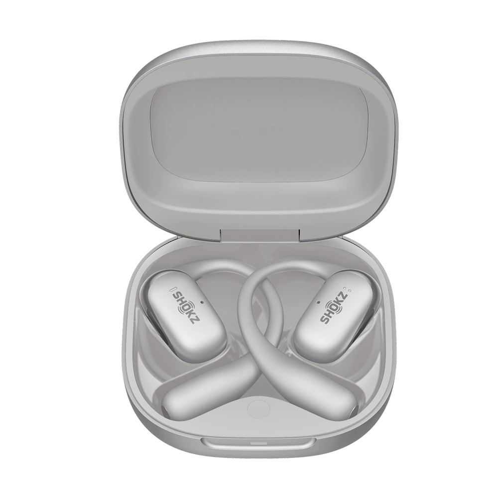 אוזניות אלחוטיות +Shokz OPENFIT 2 אפור