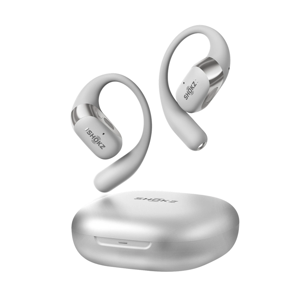 אוזניות אלחוטיות +Shokz OPENFIT 2 אפור