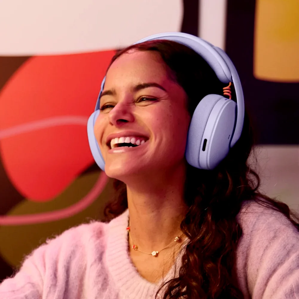 אוזניות אלחוטיות דגם G325 בצבע סגול לילך מבית LOGITECH