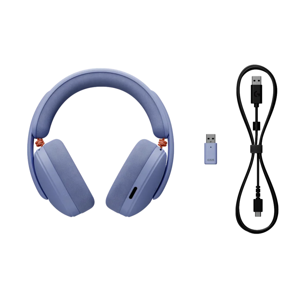 אוזניות אלחוטיות דגם G325 בצבע סגול לילך מבית LOGITECH