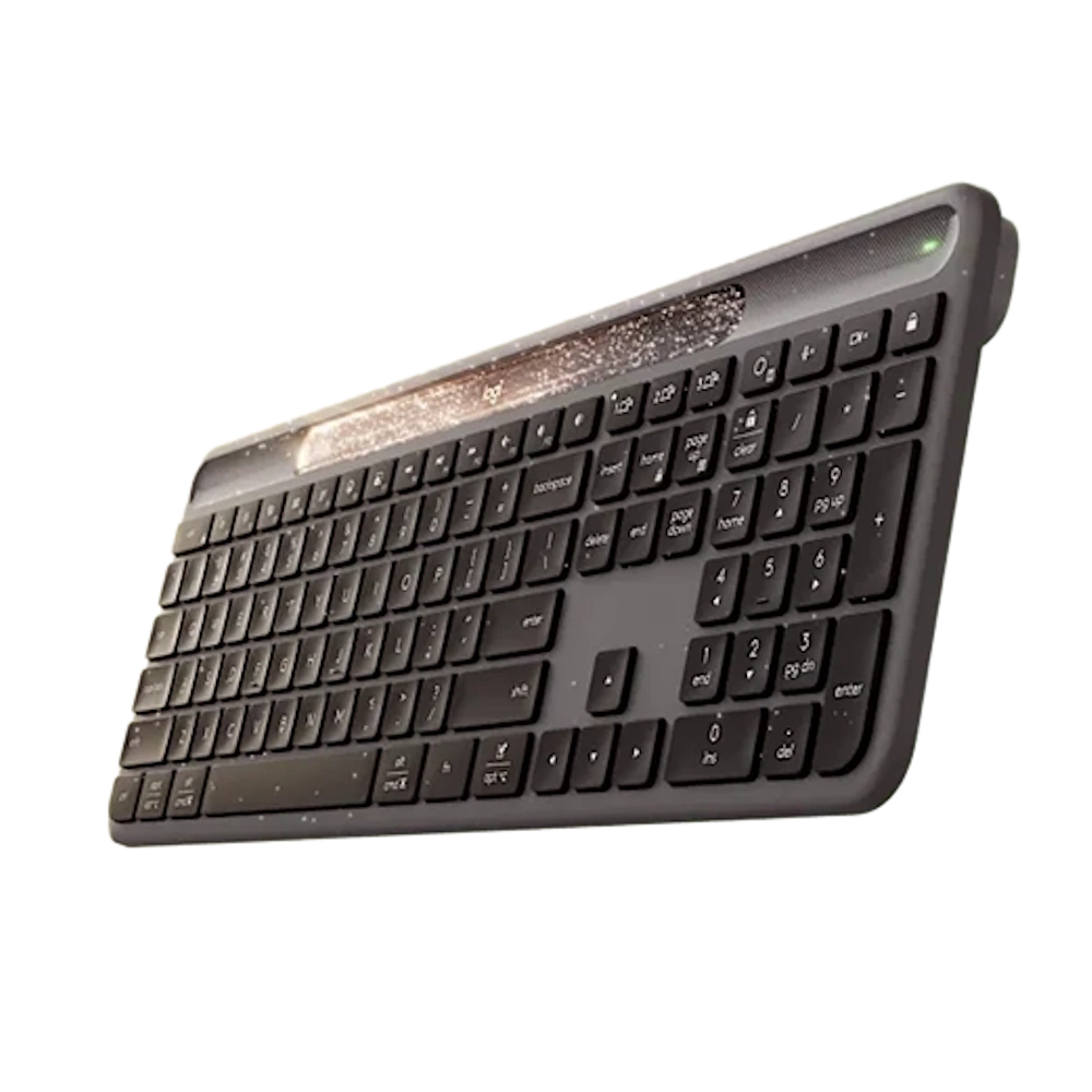 LOGITECH SLIM SOLAR + GRAPHITE – מקלדת סולארית אלחוטית
