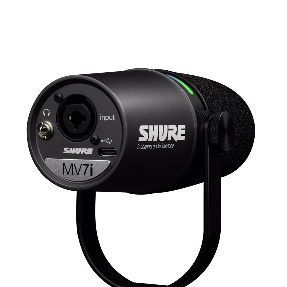 מיקרופון דינמי Shure MV7i מבית SHURE