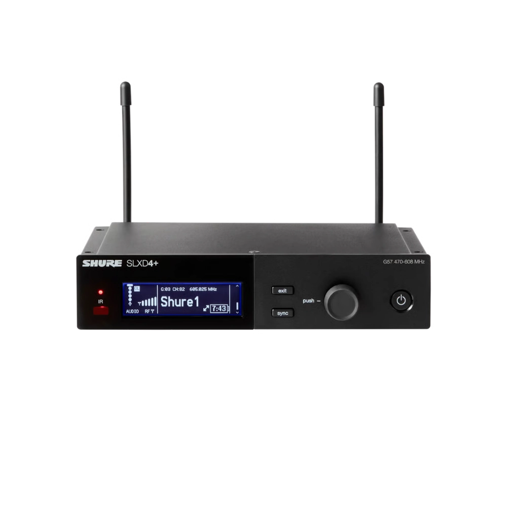 מערכת מיקרופון אלחוטית דגם SLXD24+/58 מבית Shure