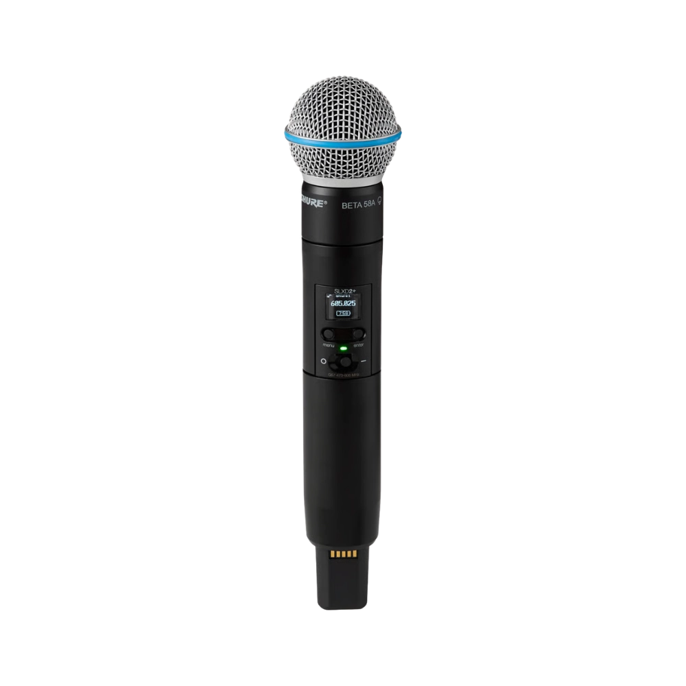 מערכת מיקרופון אלחוטית דגם SLXD24+/B58 מבית Shure