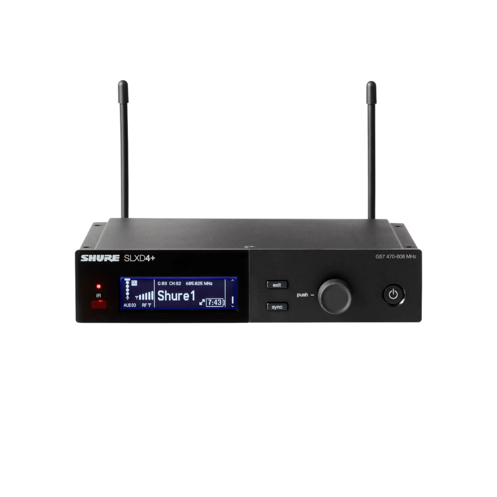 מערכת מיקרופון אלחוטית דגם SLXD24+/B58 מבית Shure