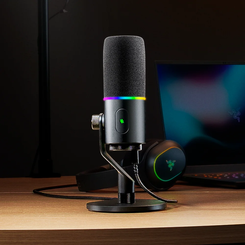 מיקרופון דינמי מקצועי דגם Seiren V3 Pro מבית Razer
