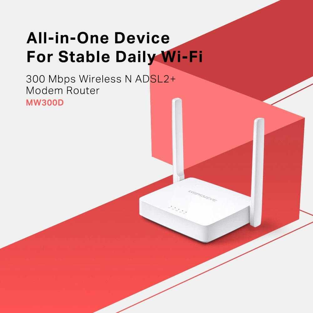 MW300D Wireless N Router מבית MERCUSYS
