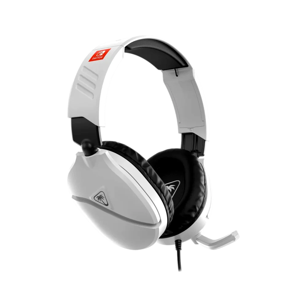 אוזניות גיימינג חוטיות דגם Recon 70 Headset ל-Nintendo Switch™ 2 בצבע לבן מבית Turtle Beach