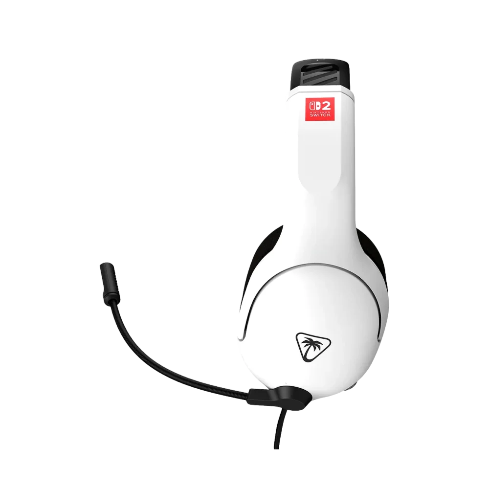 אוזניות גיימינג חוטיות Airlite™ Fit ל-Nintendo Switch™ 2 בצבע שחור/לבן מבית Turtle Beach